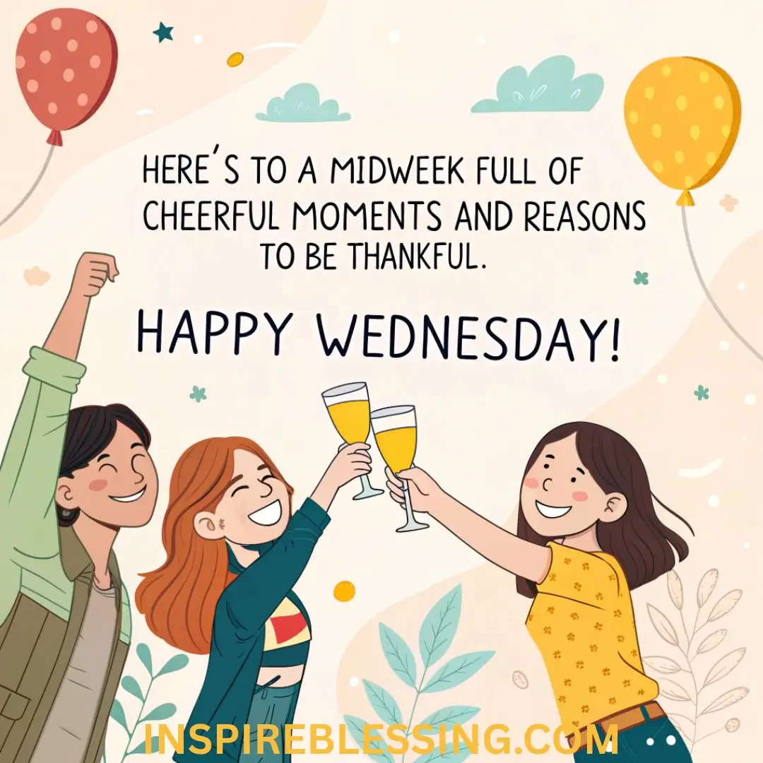 Here’s to a midweek full of cheerful
