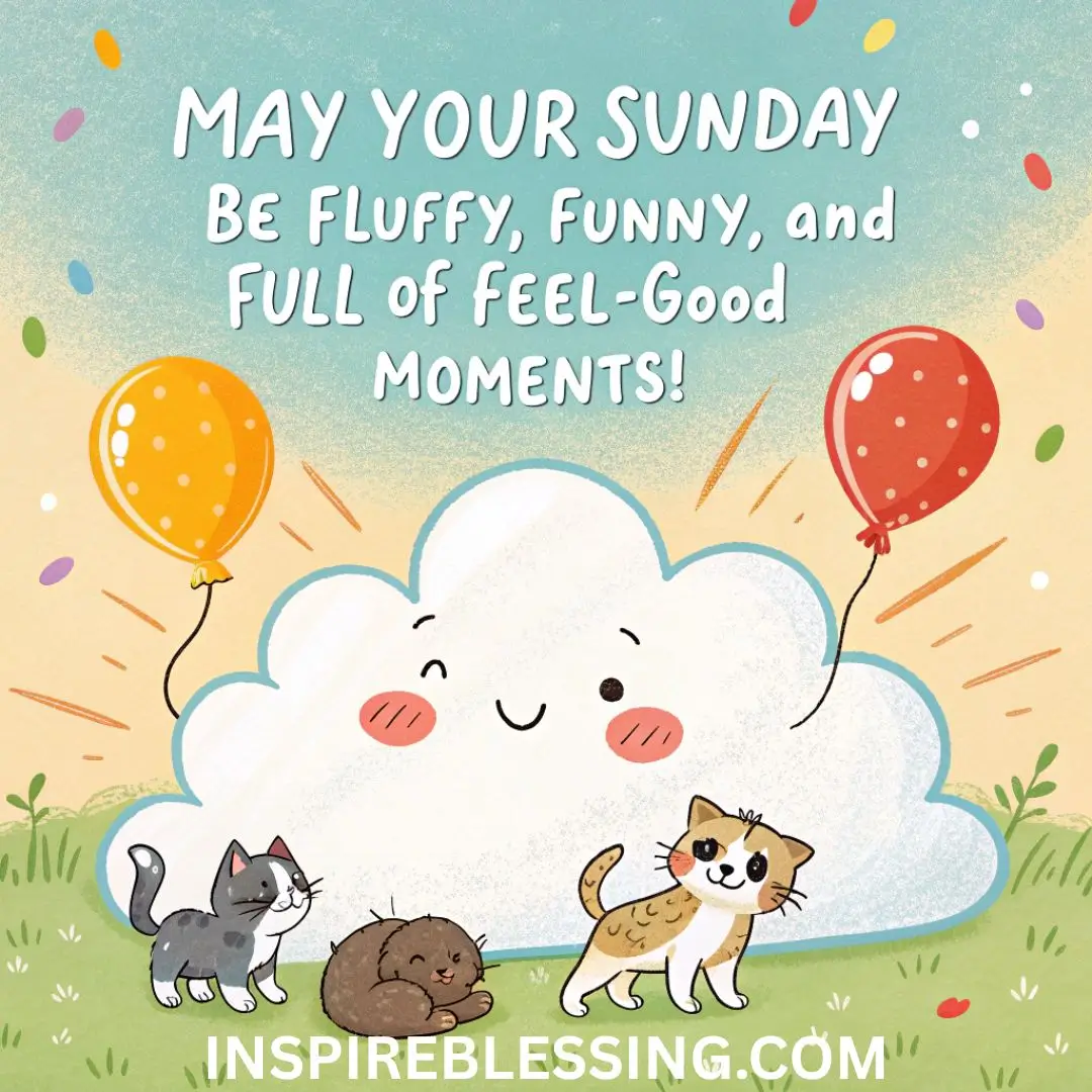 May your Sunday be fluffy