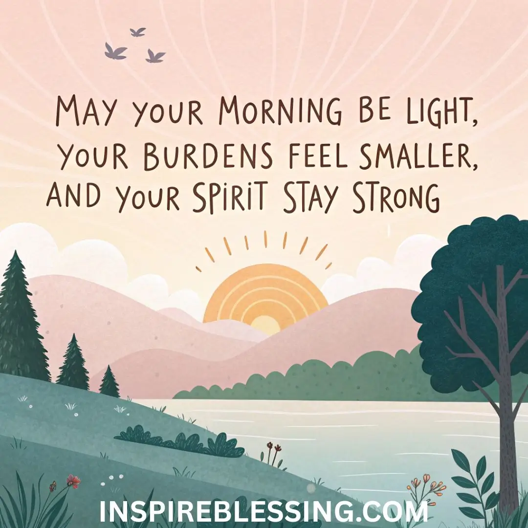 May your morning be light
