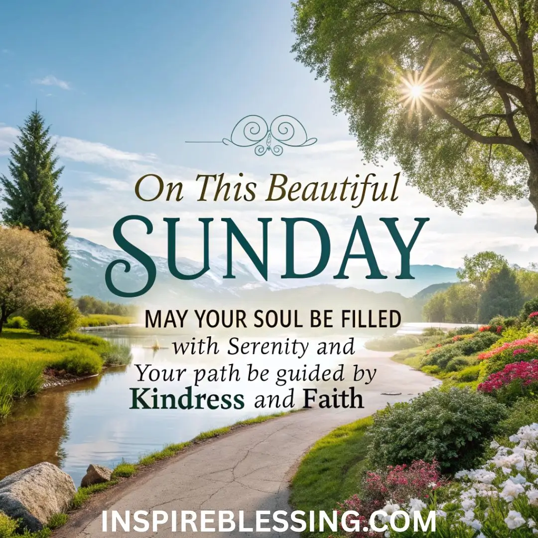 On this beautiful Sunday