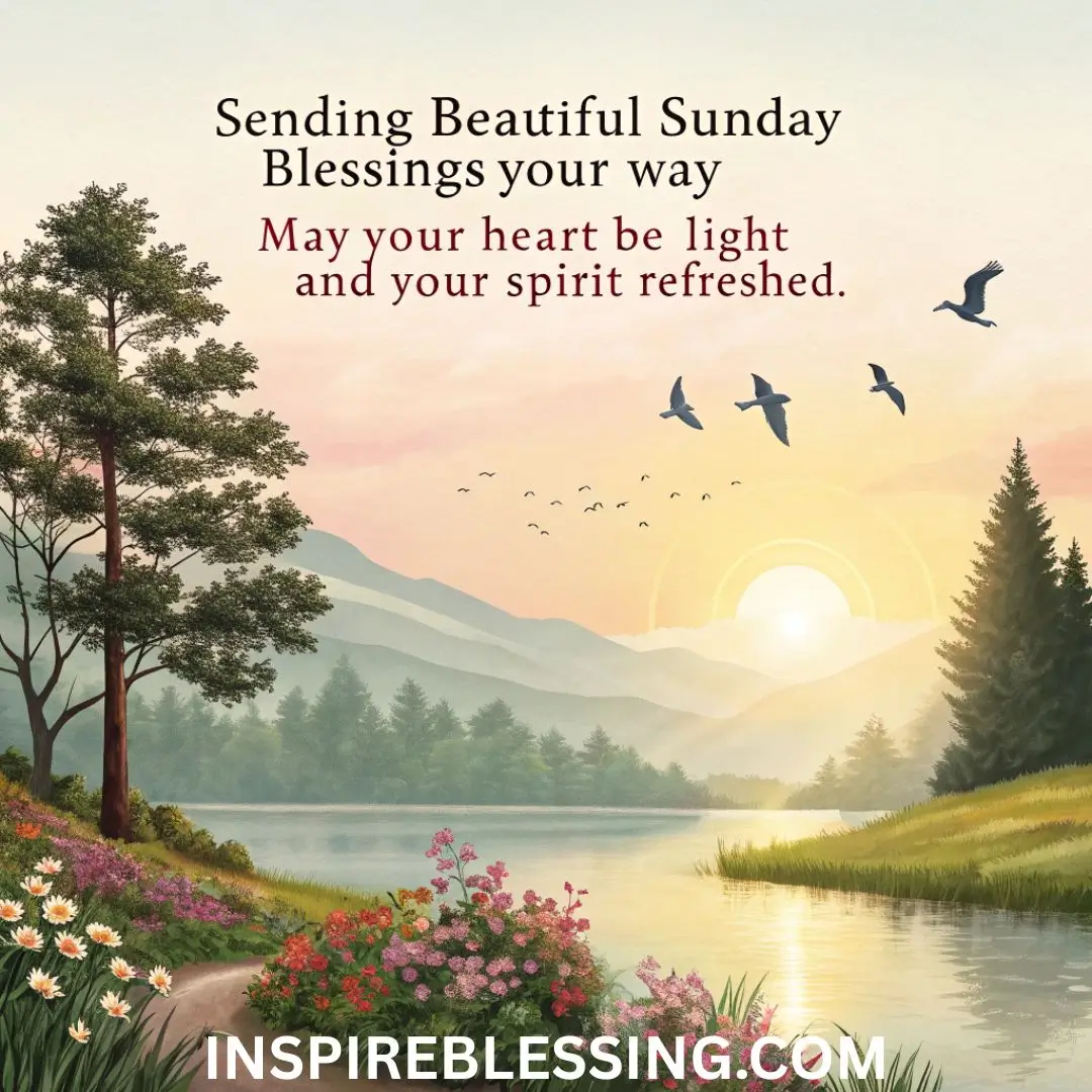 Sending beautiful Sunday blessings your way