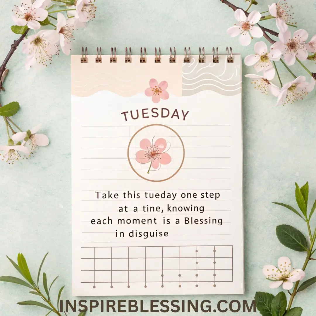 Take this Tuesday one step at a time