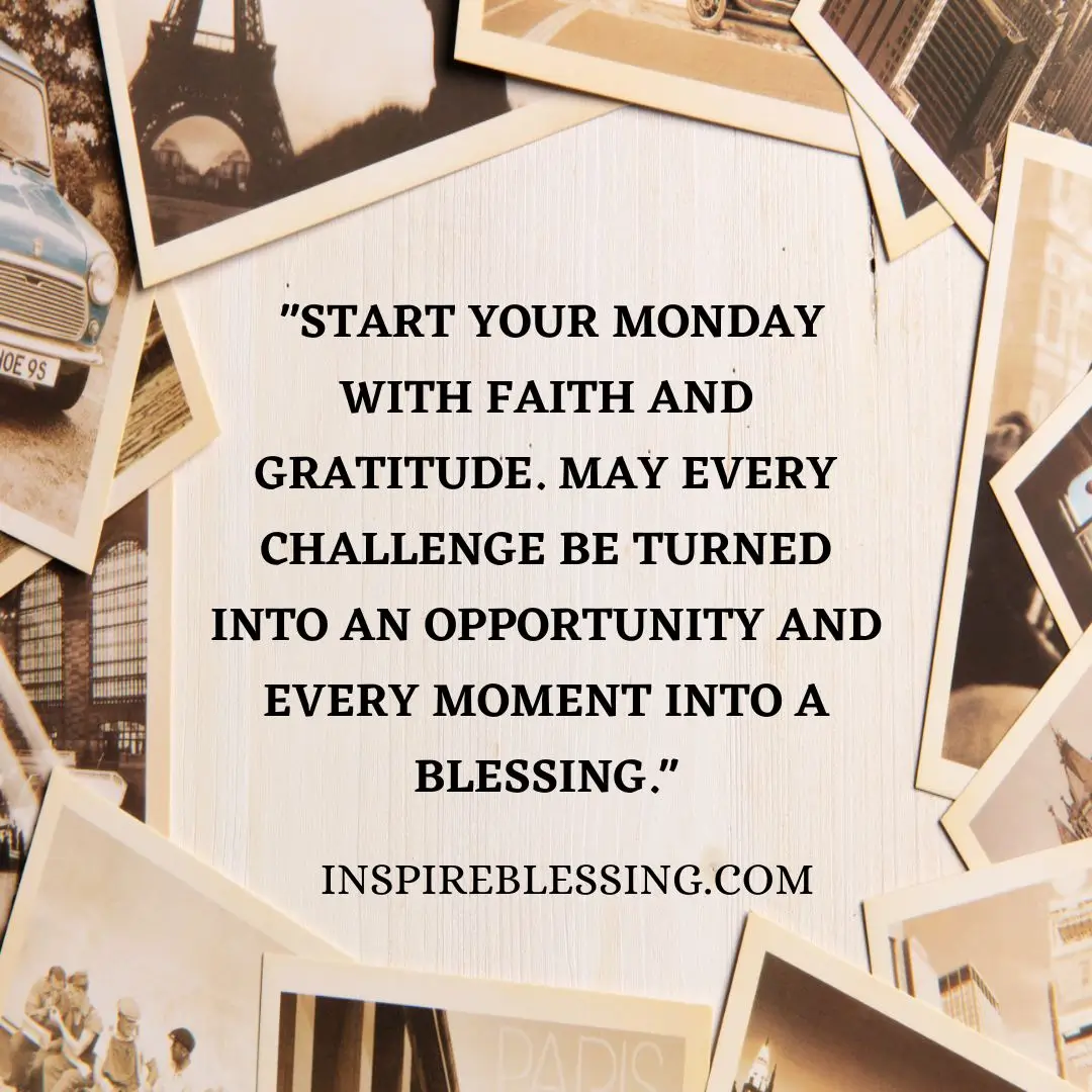 start your monday with faith