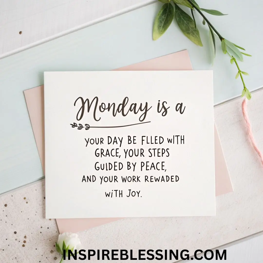 A new Monday is a new beginning