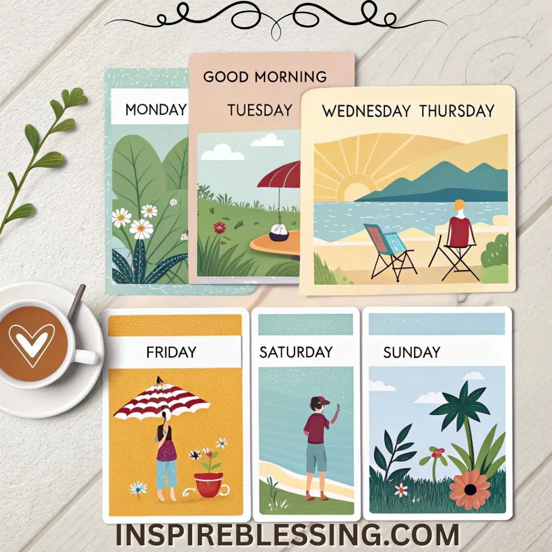 Good Morning Wishes For Each Day Of The Week