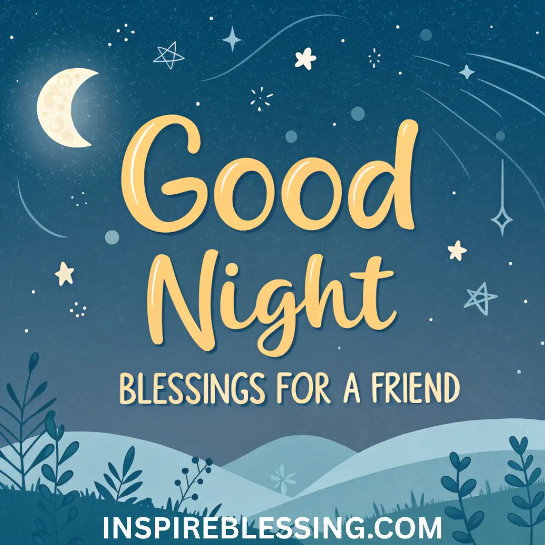 Good Night Blessings For A Friend