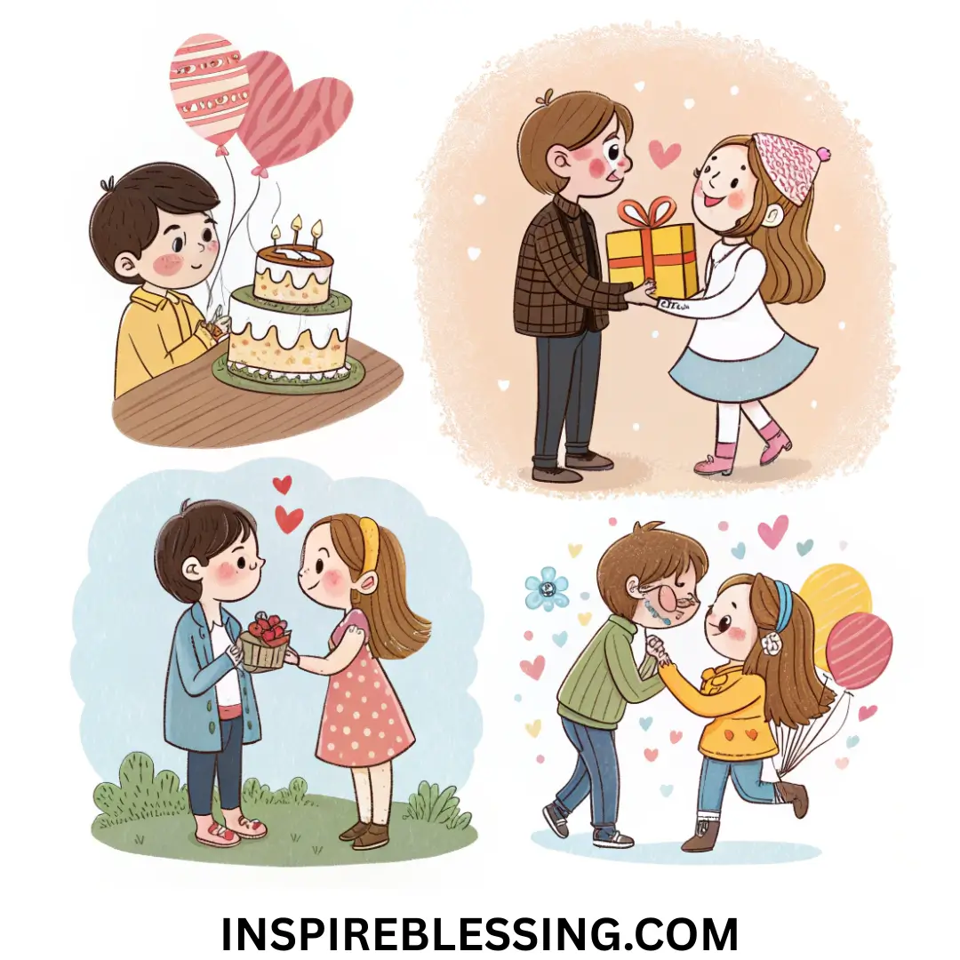 Cute Birthday Wishes Based on Relationship Stages