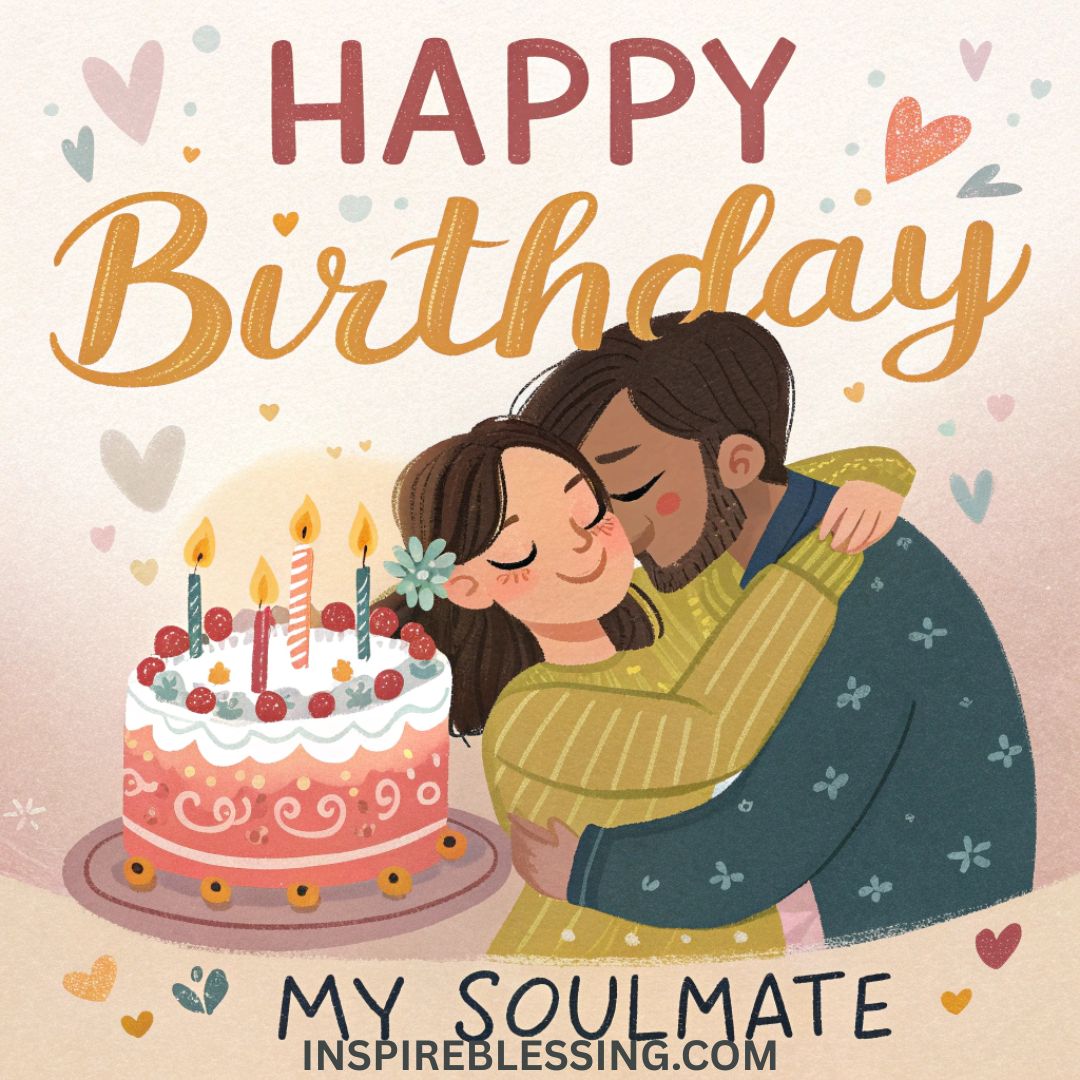 Cute Soulmate Romantic Birthday Wishes For Husband From Wife