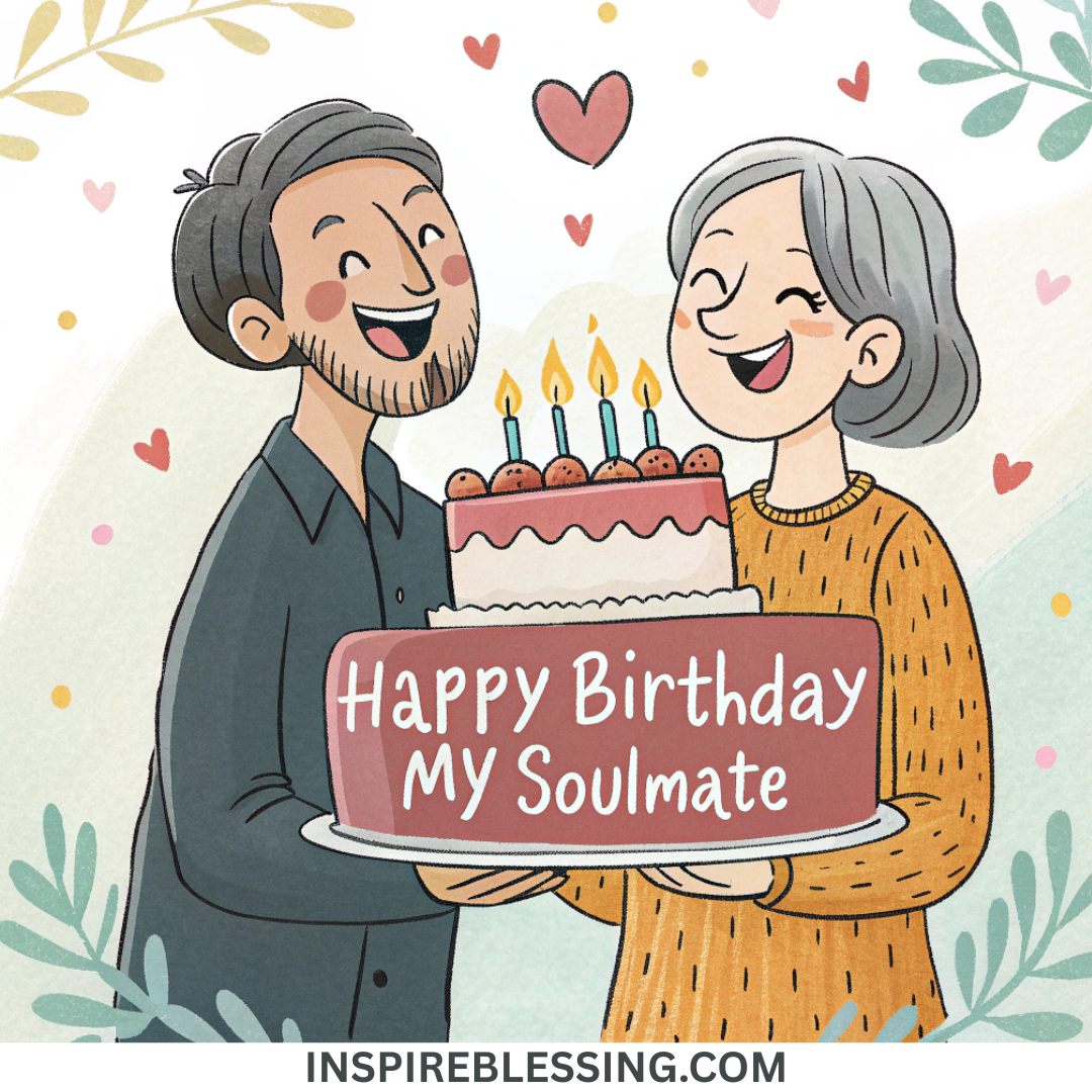 Funny Soulmate Romantic Birthday Wishes for husband and wife