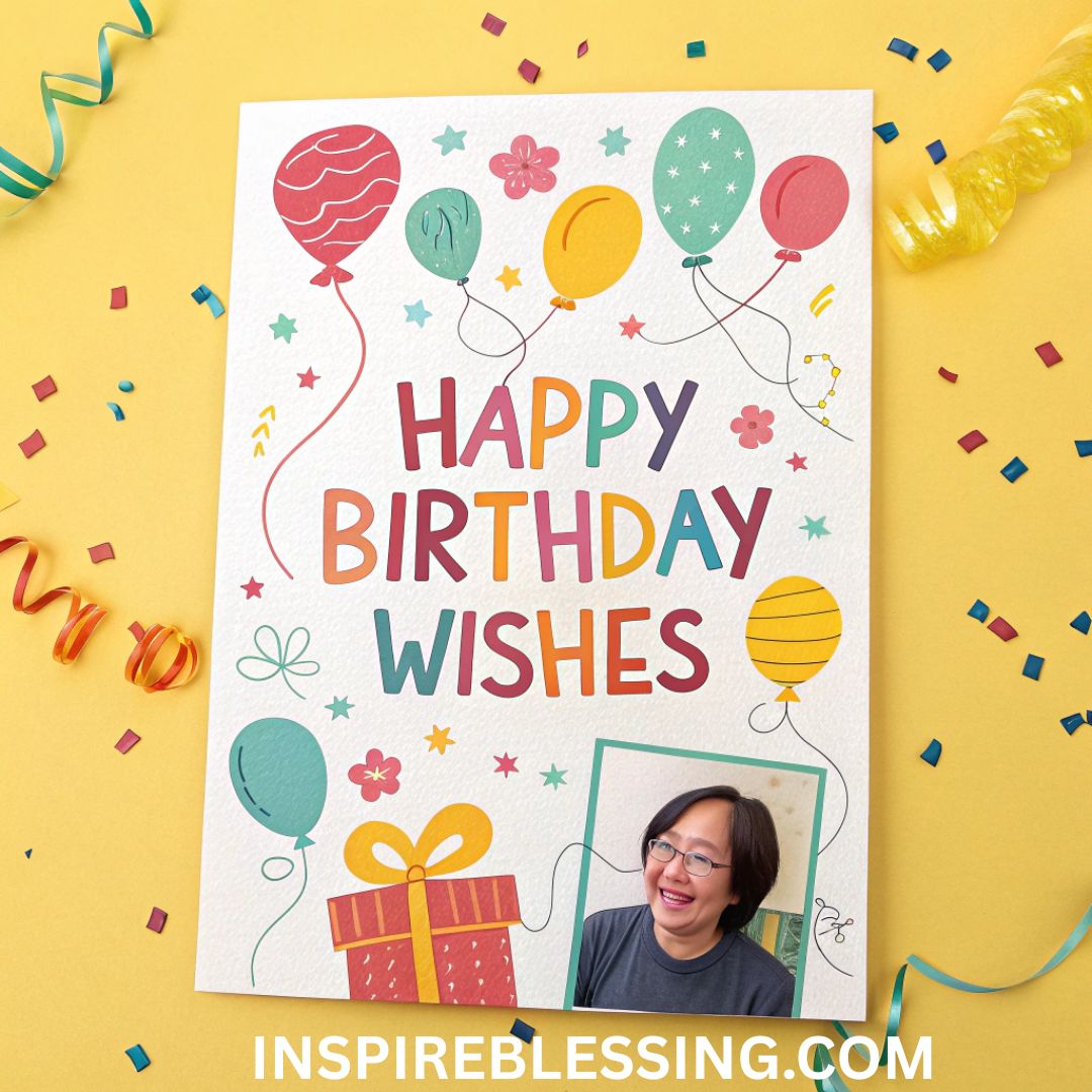 Happy Birthday Blessings Messages card