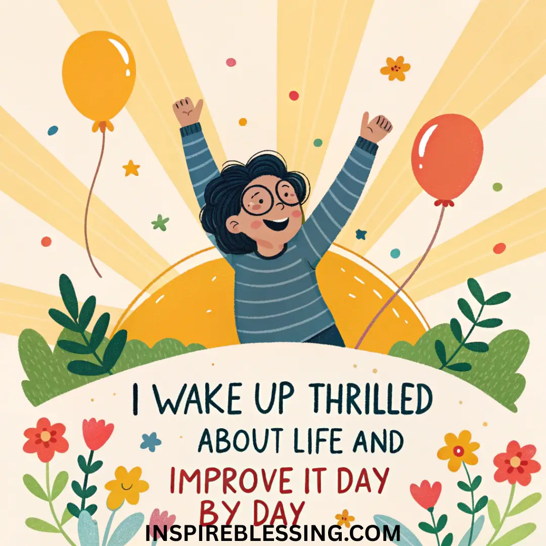 I Feel Excited About My Life, And Daily, I Make It Better