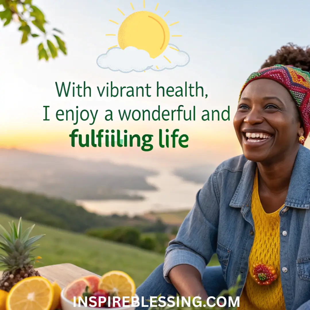 I Feel Healthy And Am Enjoying A Great Life