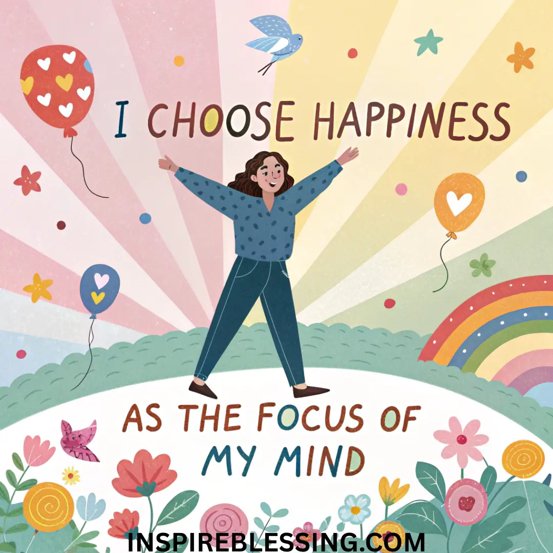 I Keep My Mind Focused On Happiness
