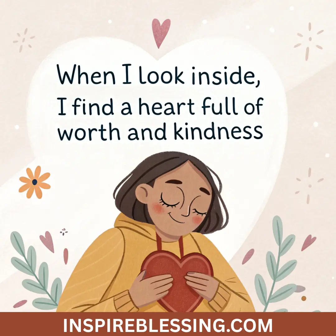 I Look Within Myself And Find A Lovable Person