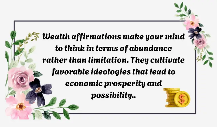 Why Wealth Affirmations Matter