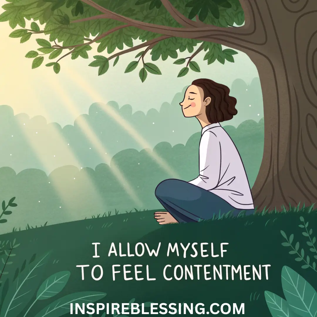 I Allow Myself To Feel Contentment