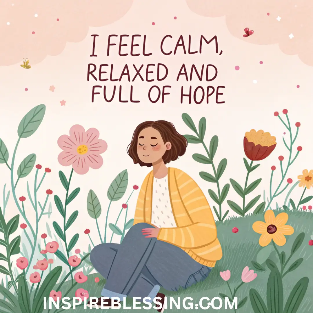 I Feel Calm, Relaxed And Full Of Hope