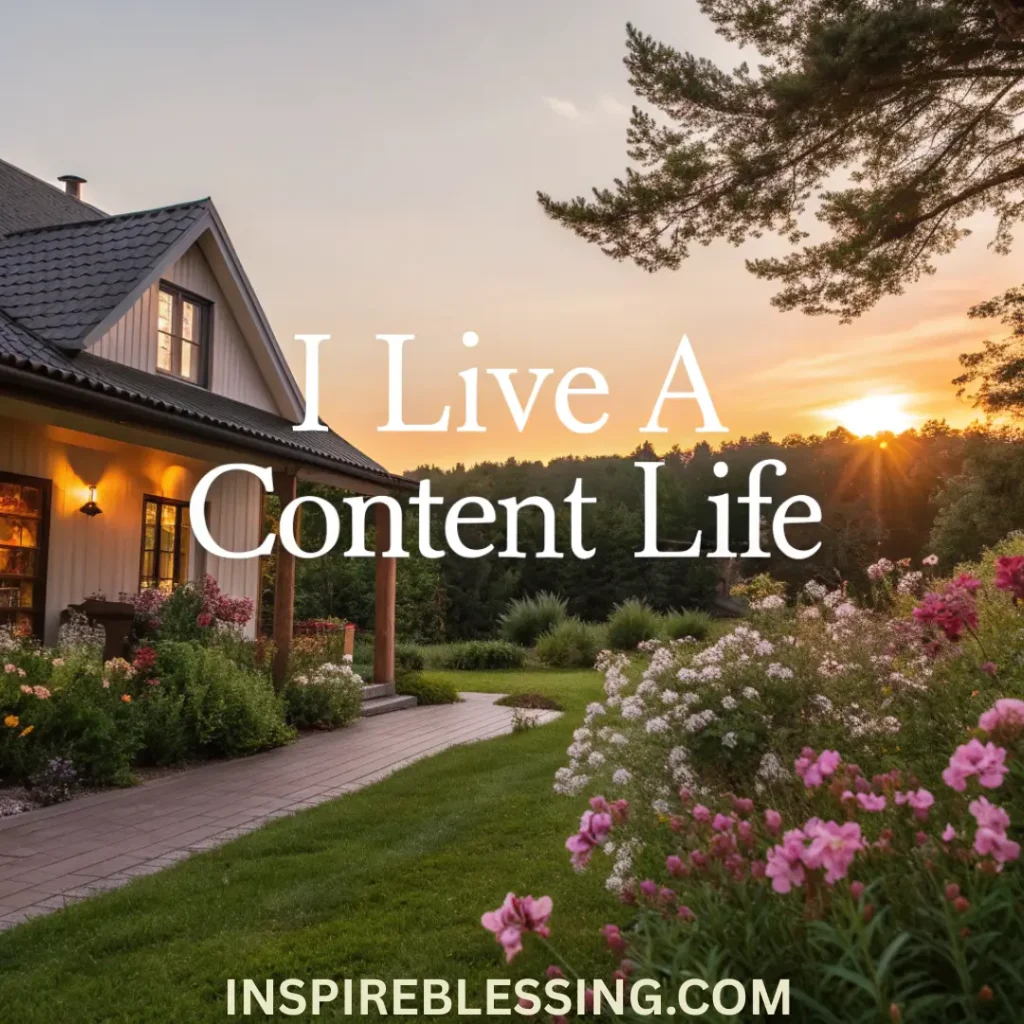 I Live A Content Life