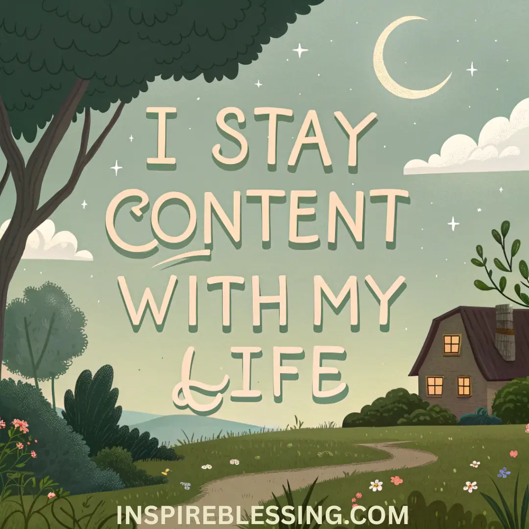 I Stay Content With My Life