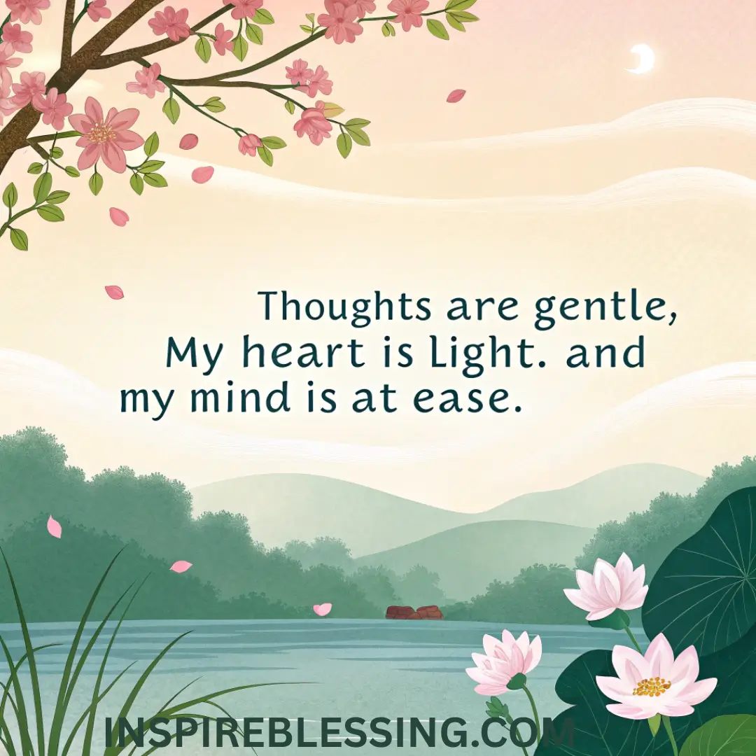 My Mind Is Calm And Peaceful