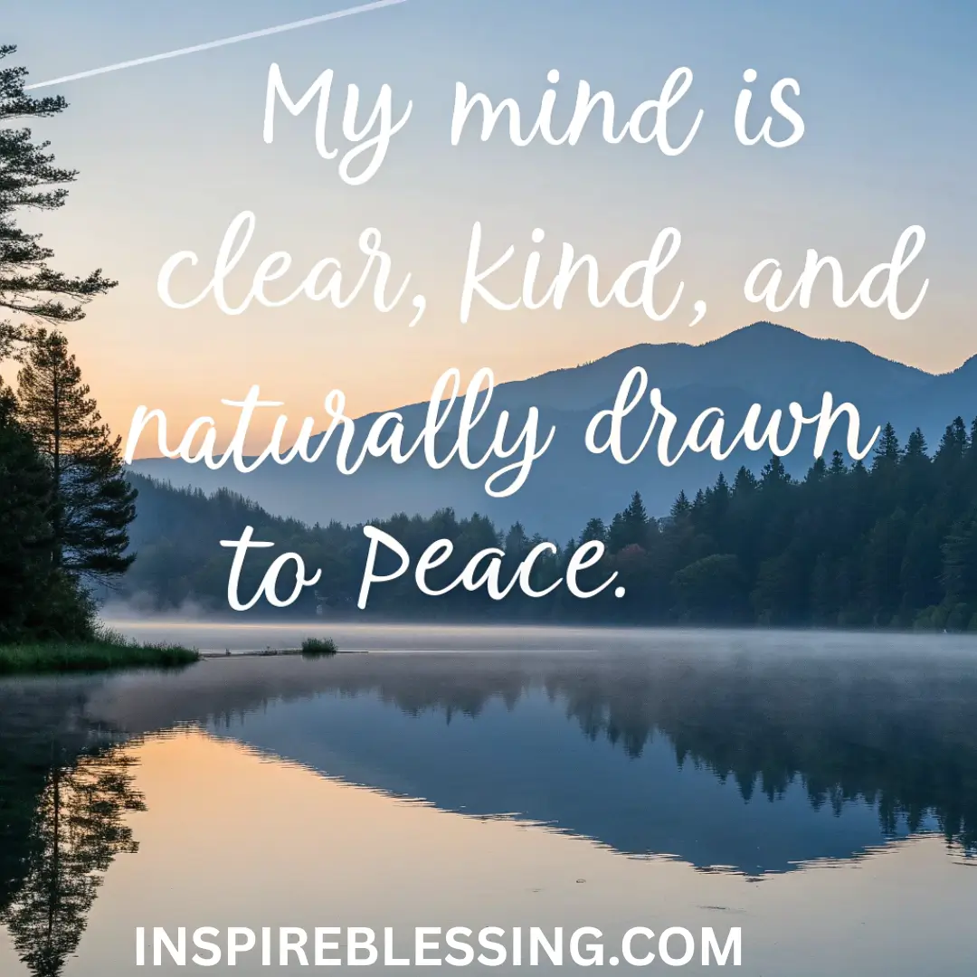 My Thoughts Help Me Be Peaceful