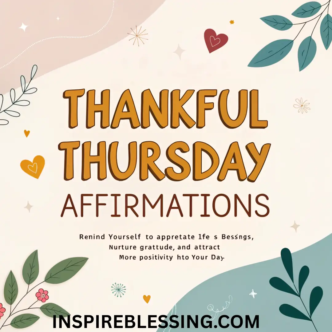 Thankful Thursday Affirmation