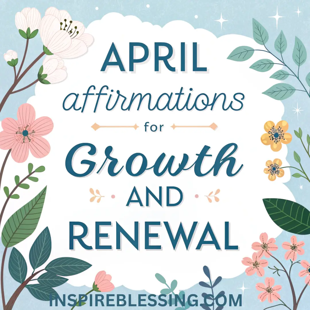 April Affirmations For Growth And Renewal