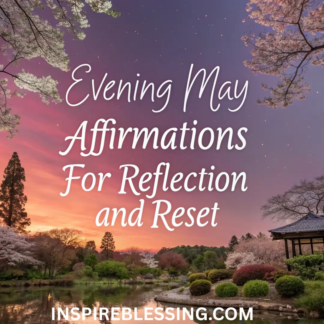 Evening May Affirmations For Reflection And Reset