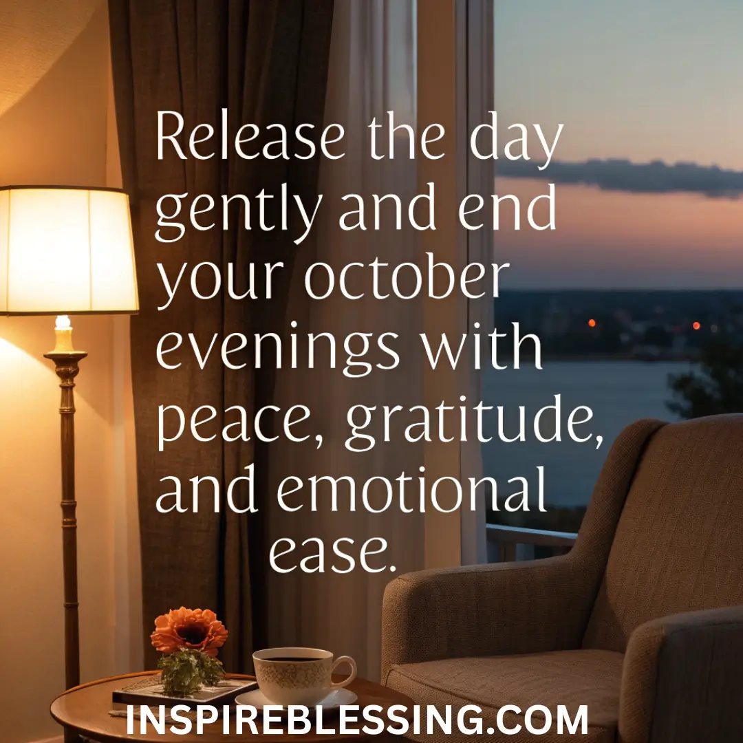 Evening October Affirmations