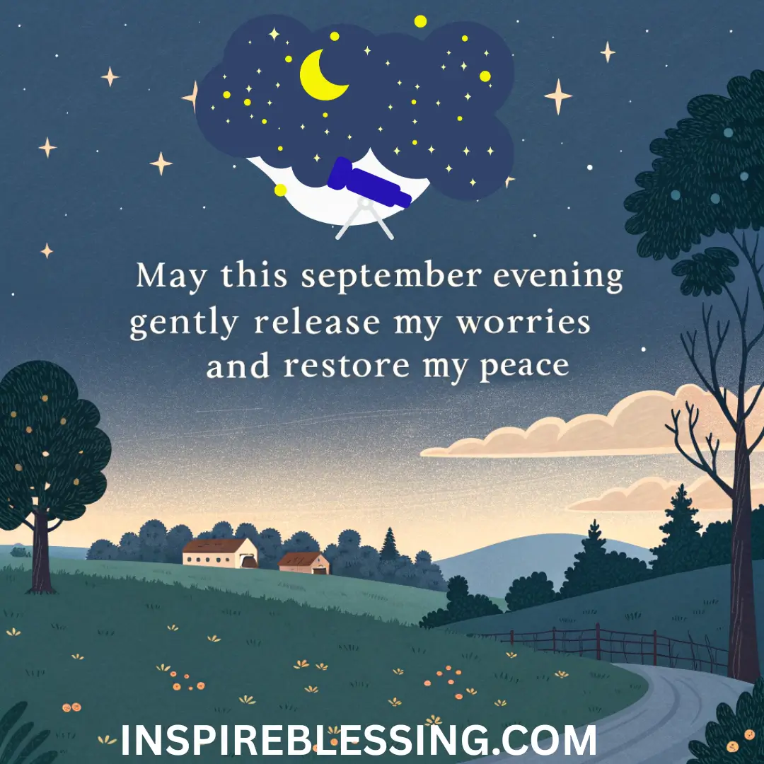 Evening September Affirmations