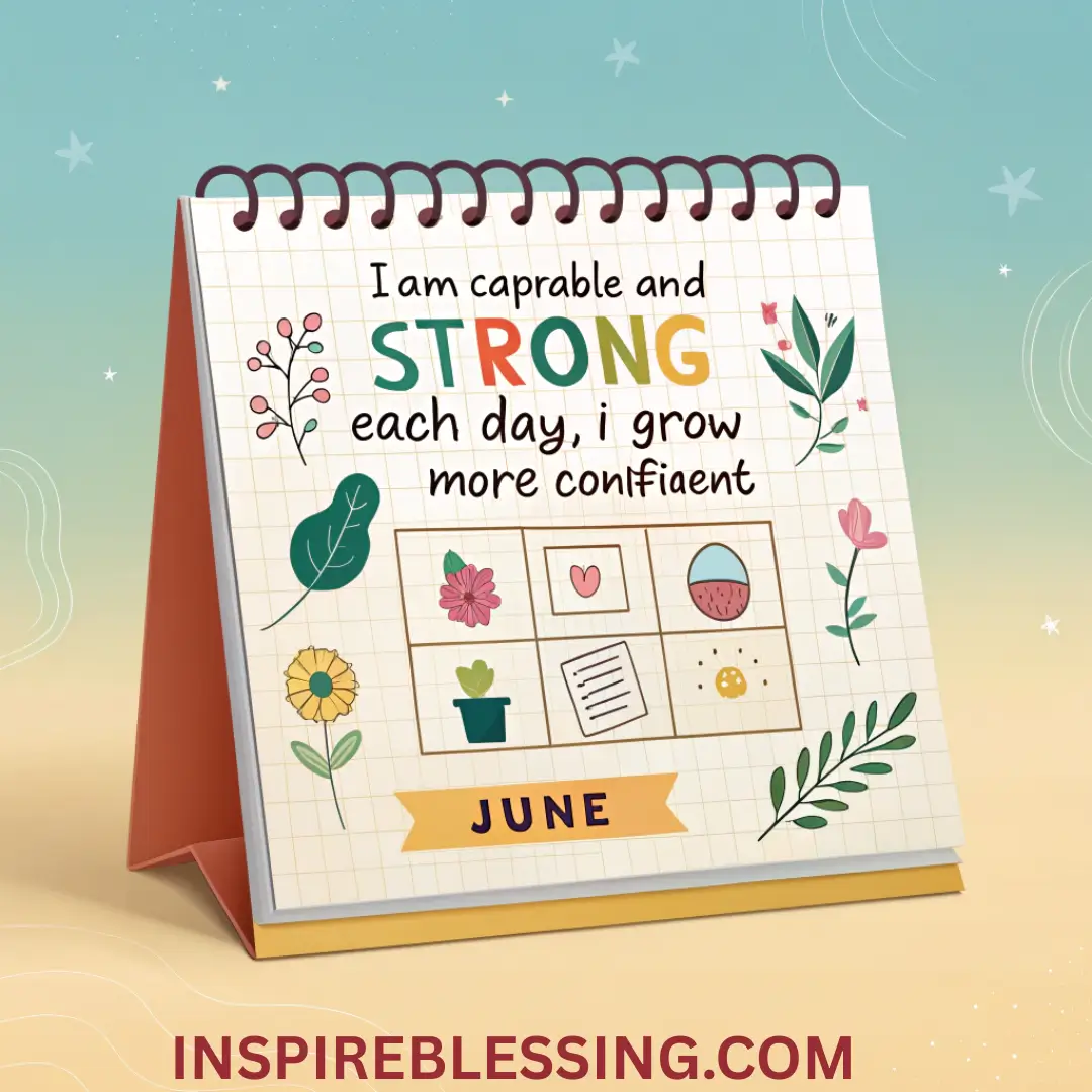 June Affirmations For Confidence