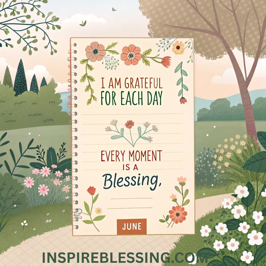 June Affirmations For Gratitude