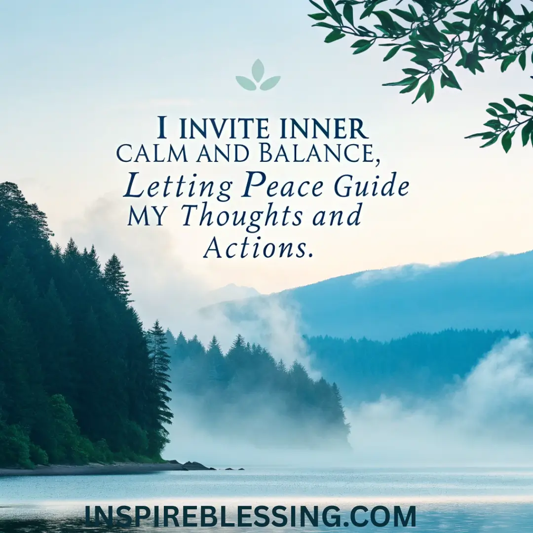 March Affirmations For Calm And Balance