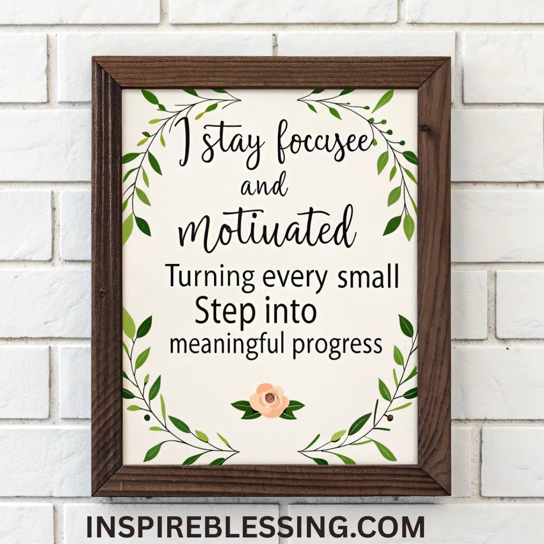 March Affirmations For Motivation And Focus