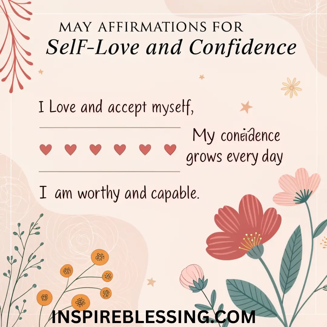 May Affirmations For Self-Love And Confidence