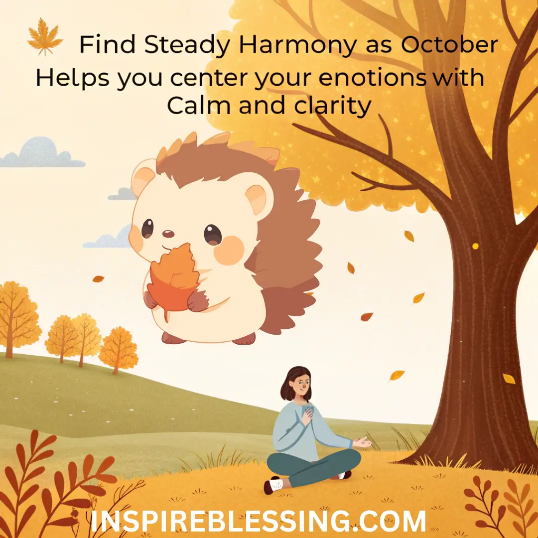 October Affirmations For Emotional Balance