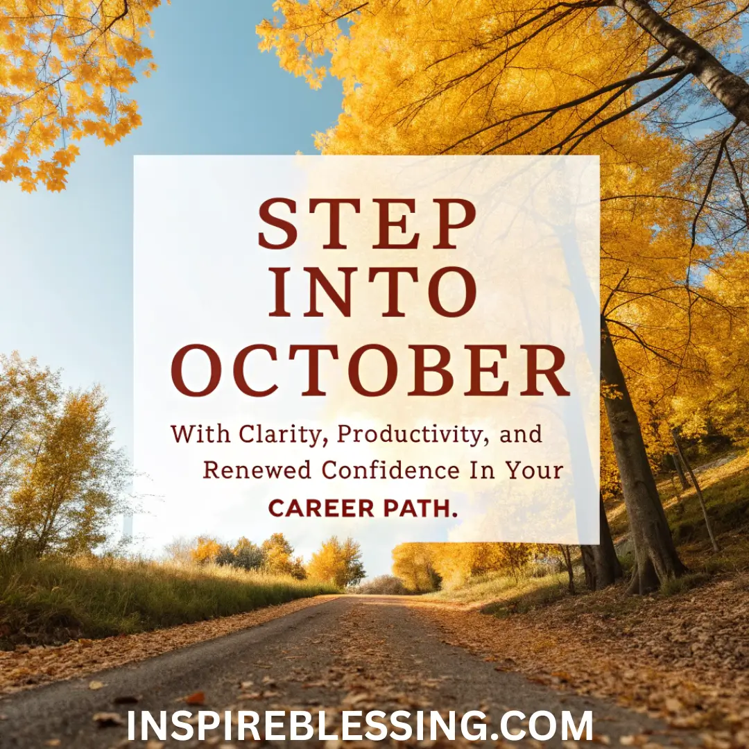 October Affirmations For Work And Career