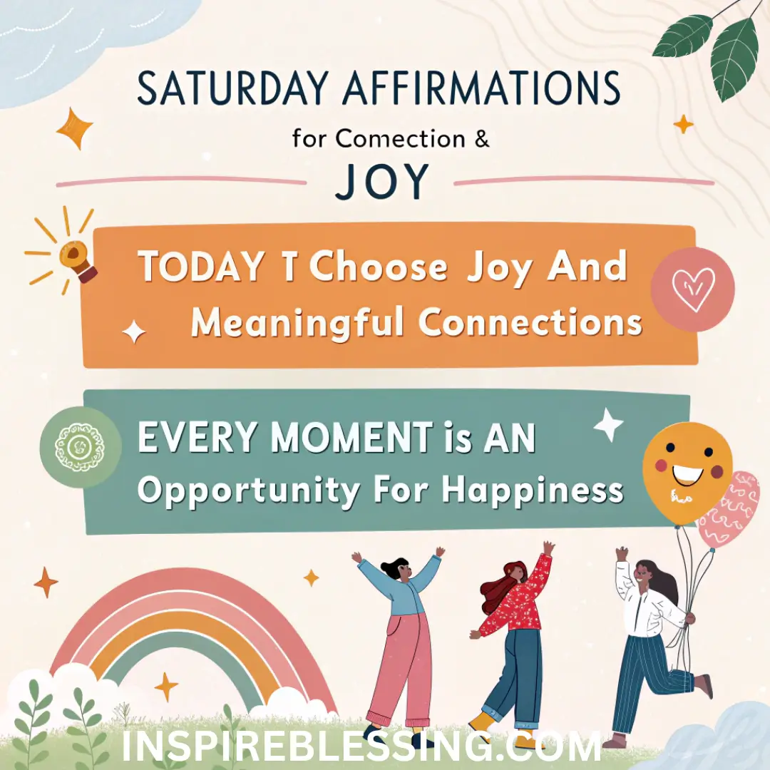 Saturday Affirmations For Connection & Joy