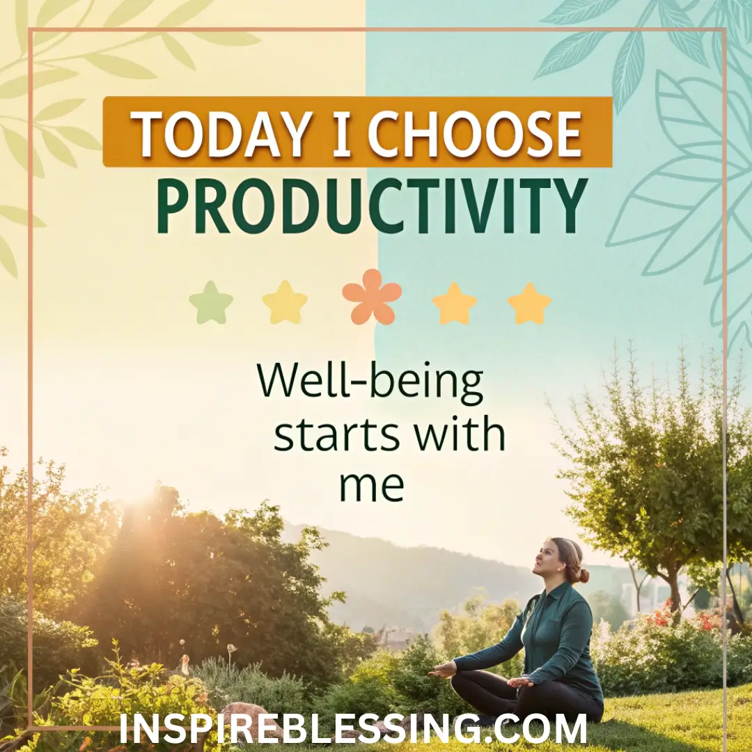 Saturday Affirmations For Productivity & Well-Being