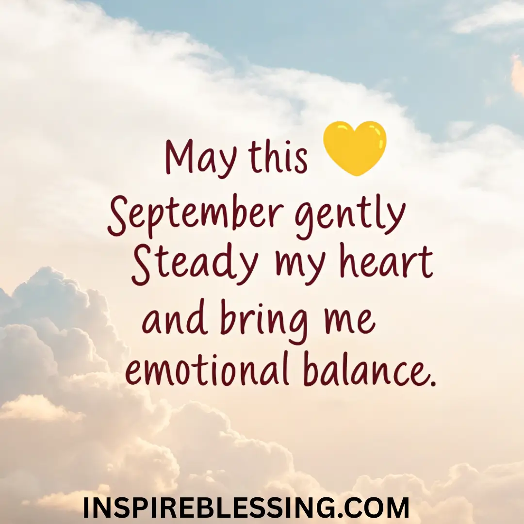 September Affirmations For Emotional Balance