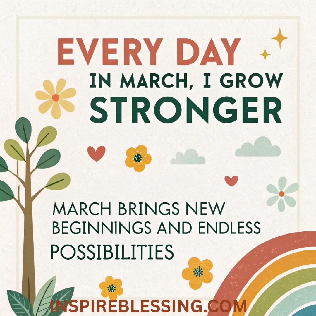 Short March Affirmations For Daily Use