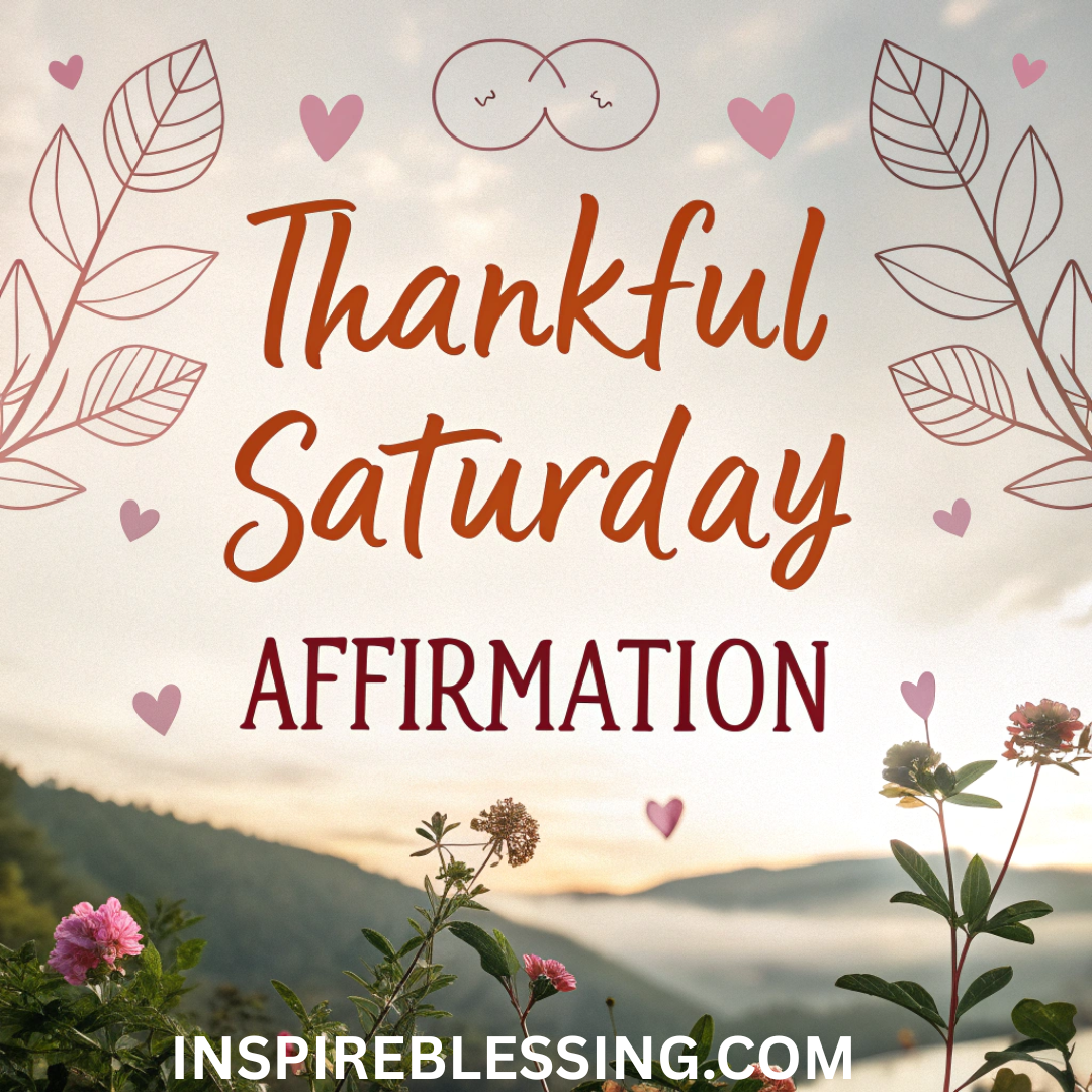 Thankful Saturday Affirmation